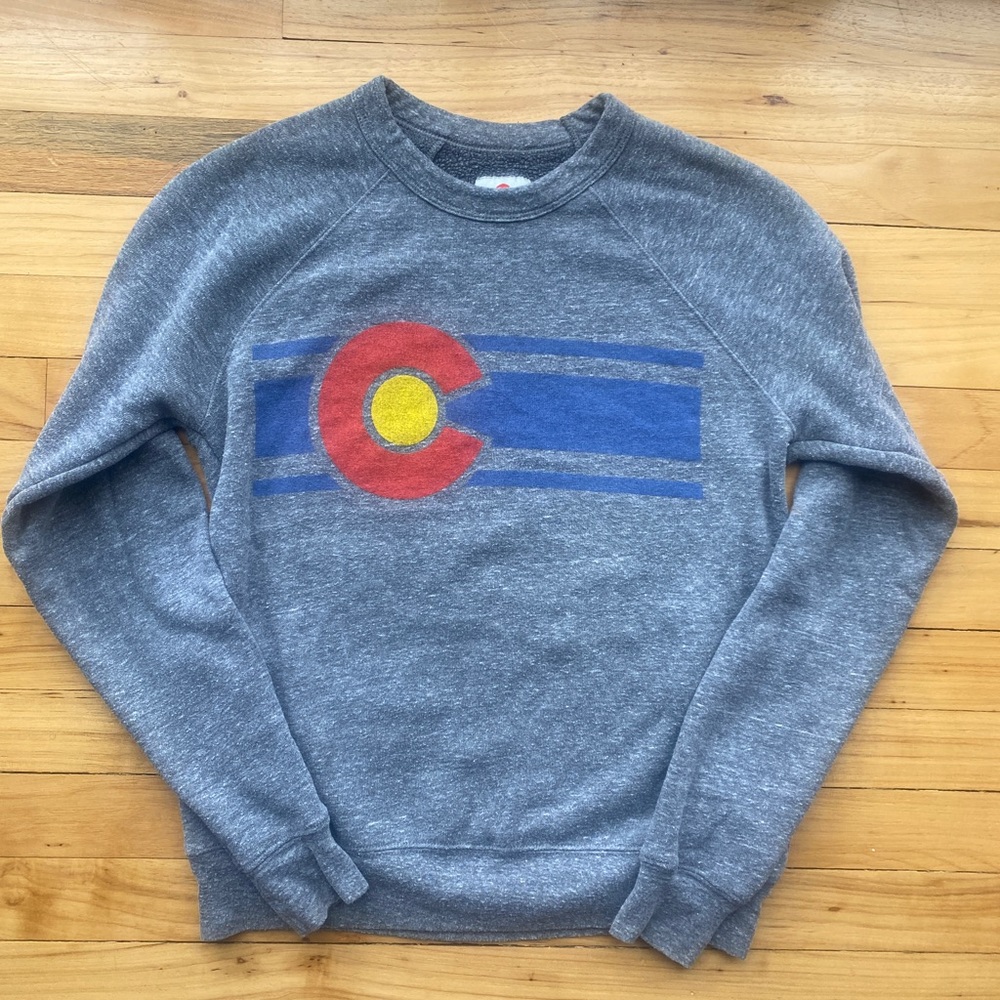 Colorado Gray Crewneck Sweatshirt